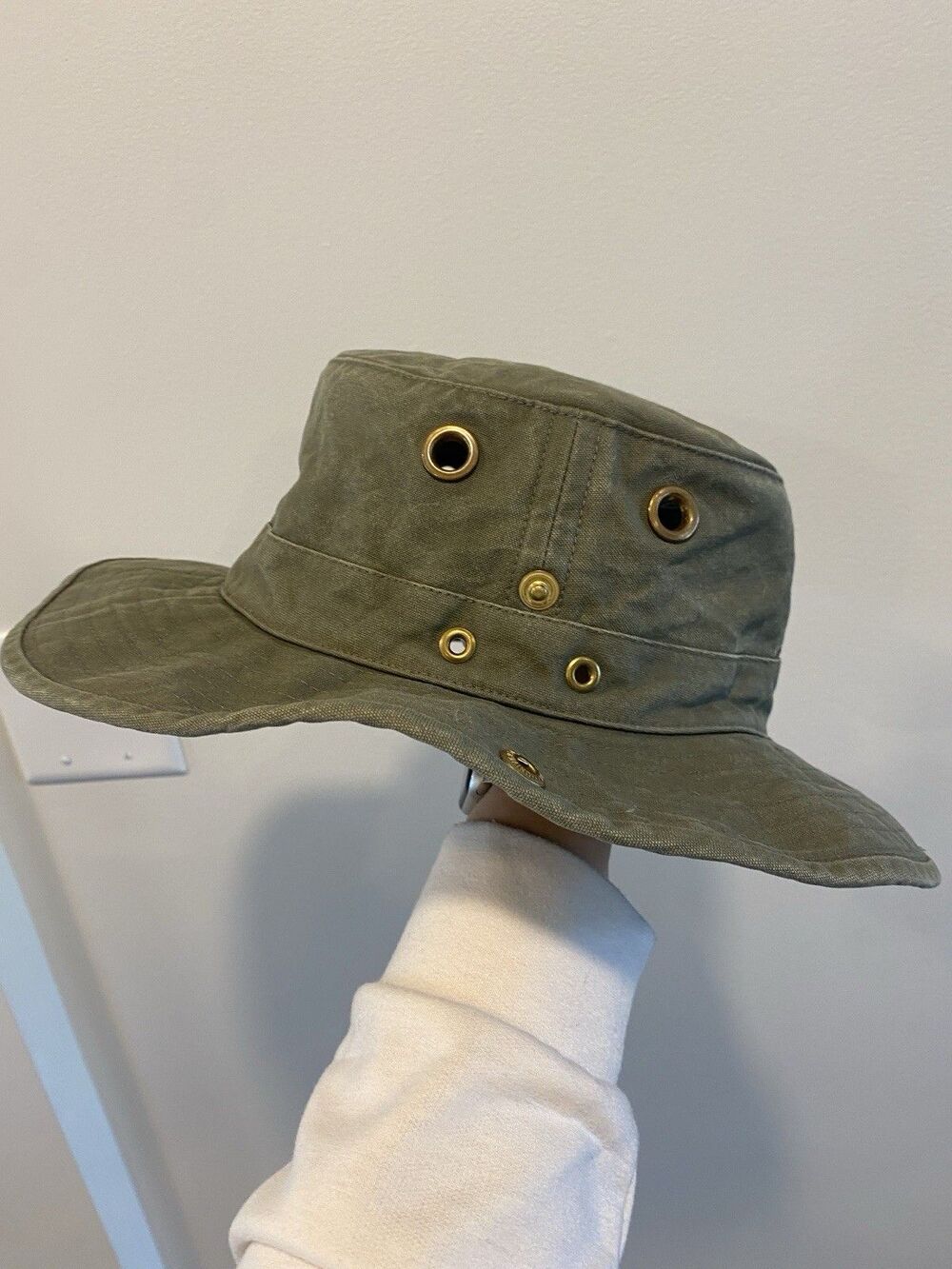 Tilley T3 Classic Cotton Duck Hat Made In Canada Olive Green Sun 7 1/4
